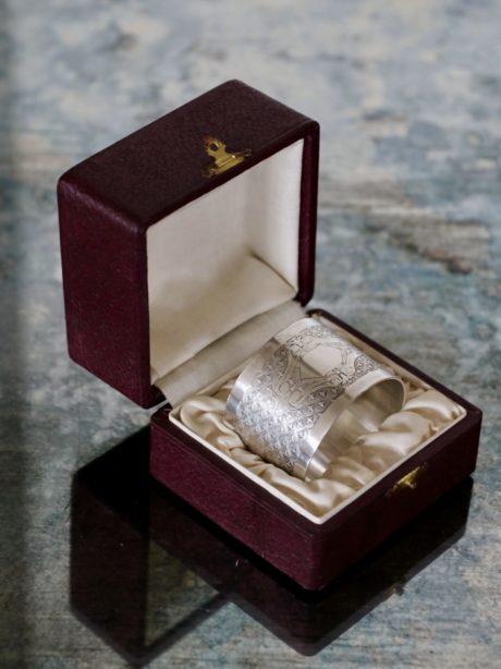 Silver Plated Napkin Ring in Presentation Box