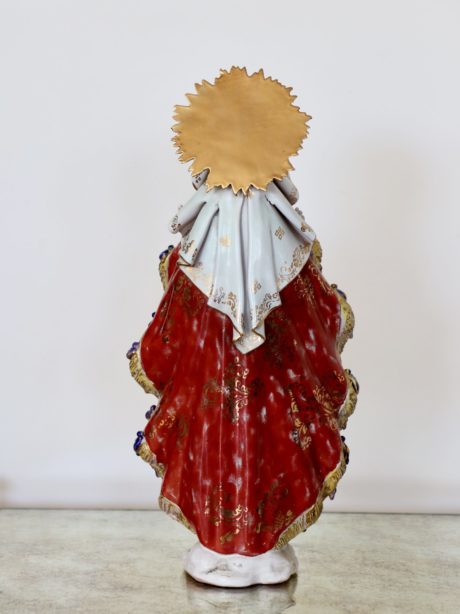 Rare Italian Porcelain Madonna by Paolo Marioni