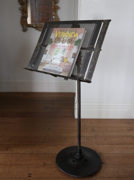 Perforated metal musical lectern c.1900