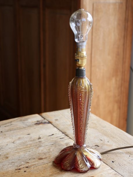 Murano Barovier & Toso handblown table lamp