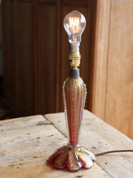 Murano Barovier & Toso handblown table lamp