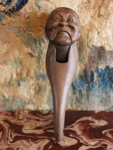 Antique Black forest Folk art style Nutcracker
