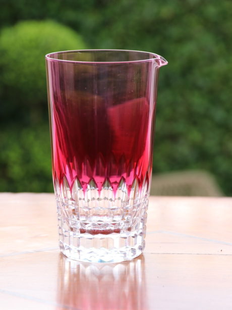 Val St Lambert Crystal cocktail mixing beaker