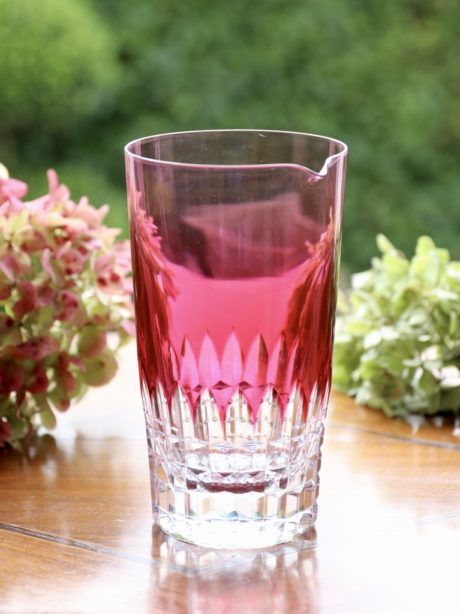 Val St Lambert Crystal cocktail mixing beaker