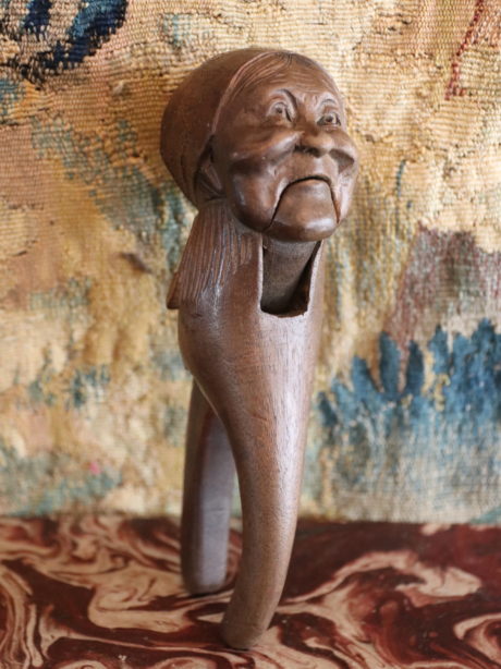 Antique Black forest Folk art style Nutcracker