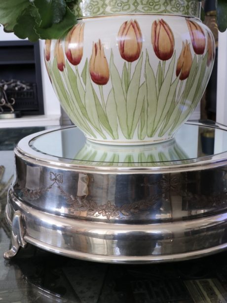 Porcelain hand painted jardiniere from Liberty