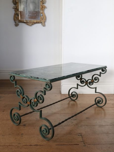 French mid-century marble coffee or side table