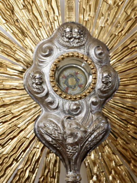 19th century silver gilt French Monstrance