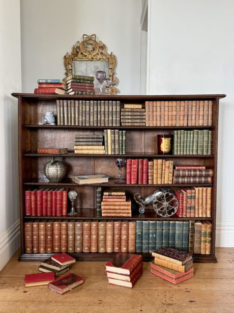 19th century English Bobbin bookcase