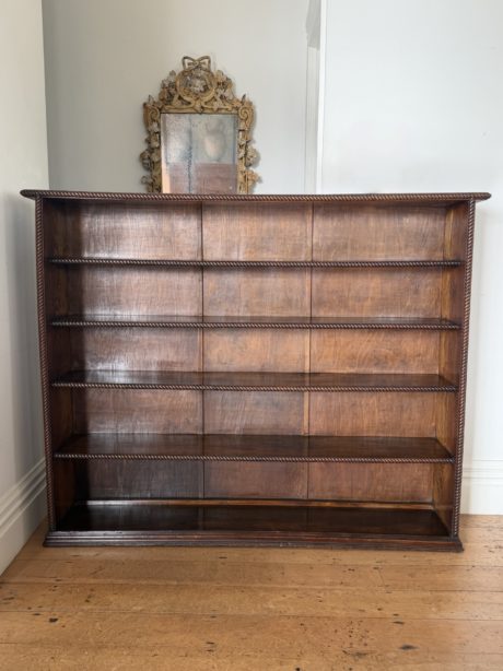 19th century English Bobbin bookcase