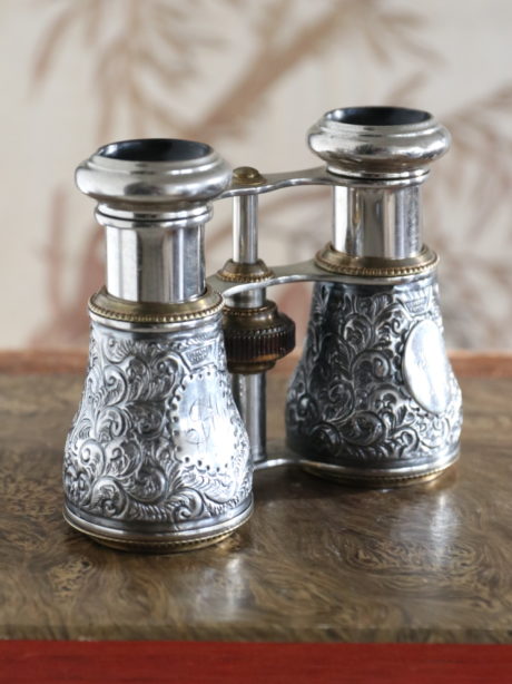 Antique Sterling Silver Opera Glasses