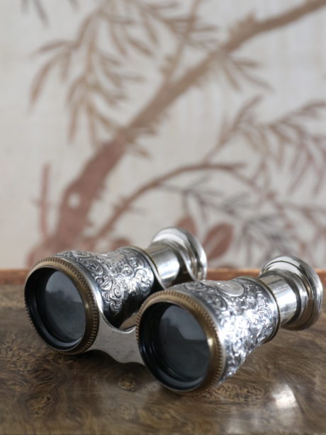 Antique Sterling Silver Opera Glasses