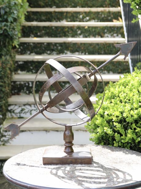 Early 20th century English iron armillary sphere